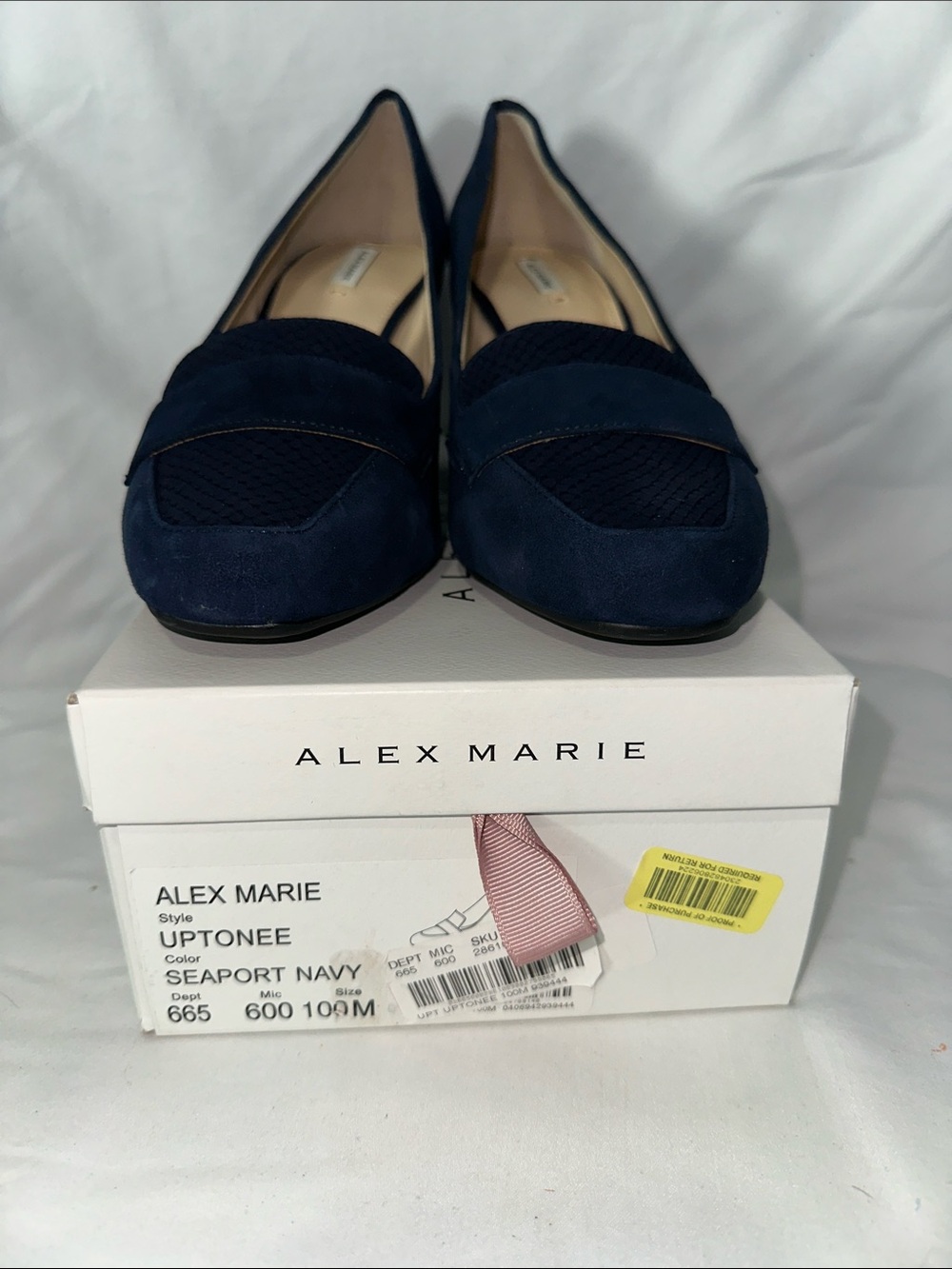 Alex Marie Uptonee Loafers in Seaport Navy Suede